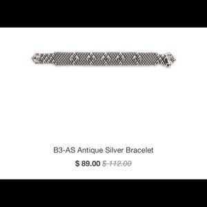 B3-AS Antique Silver Bracelet